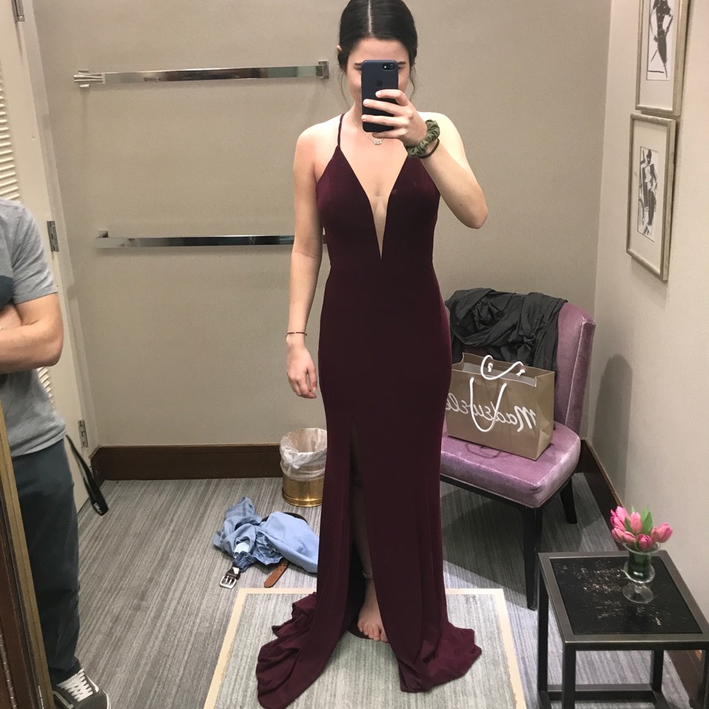 Maroon Prom Dress